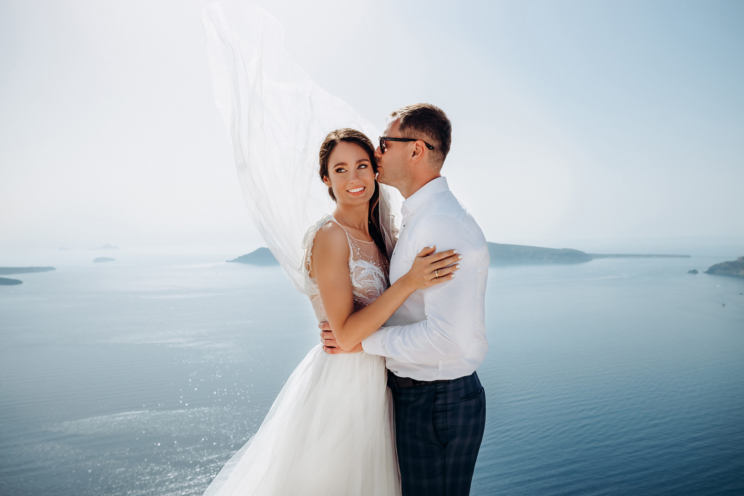 Анна и Дмитрий: свадьба на санторини, свадебное агентство Julia Veselova - Фото 31