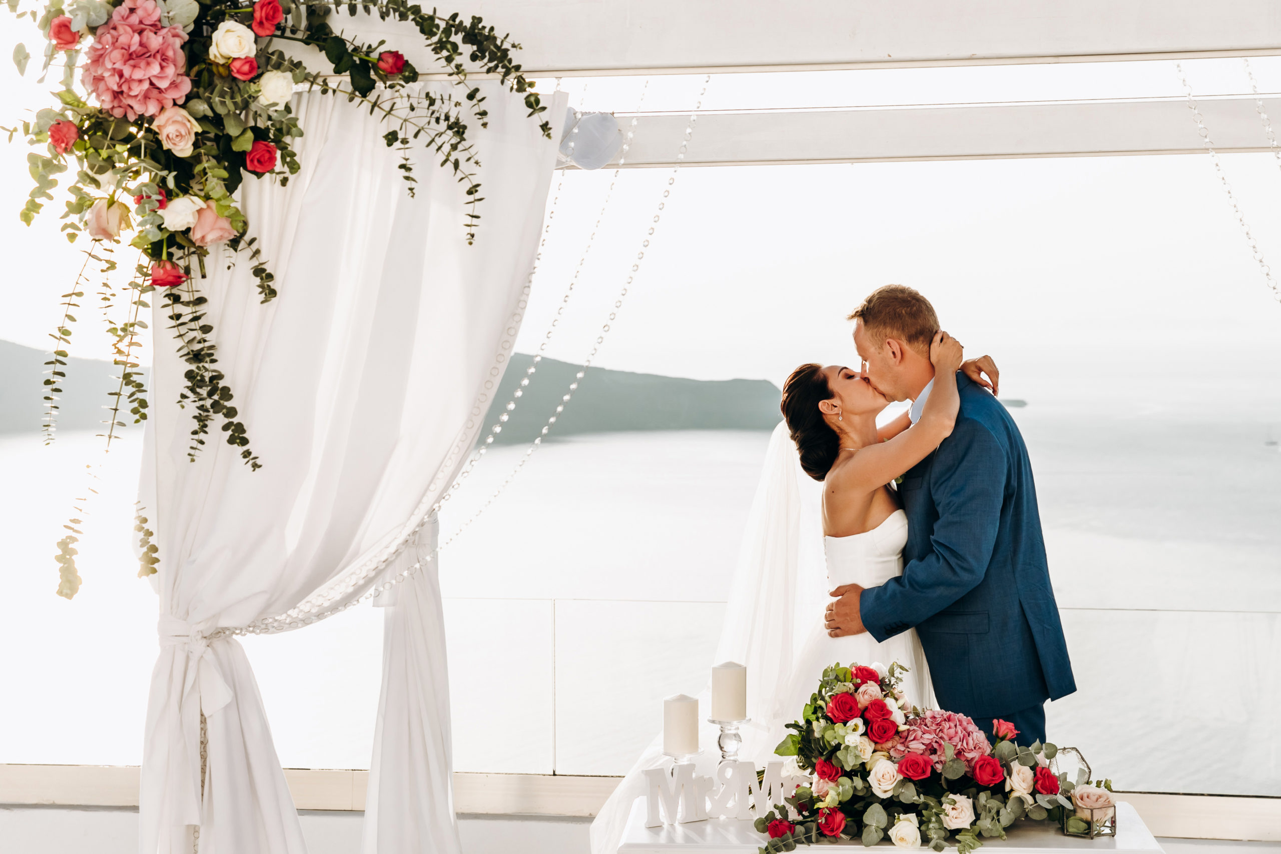 Алина и Александр: свадьба на санторини, свадебное агентство Julia Veselova - Фото 21