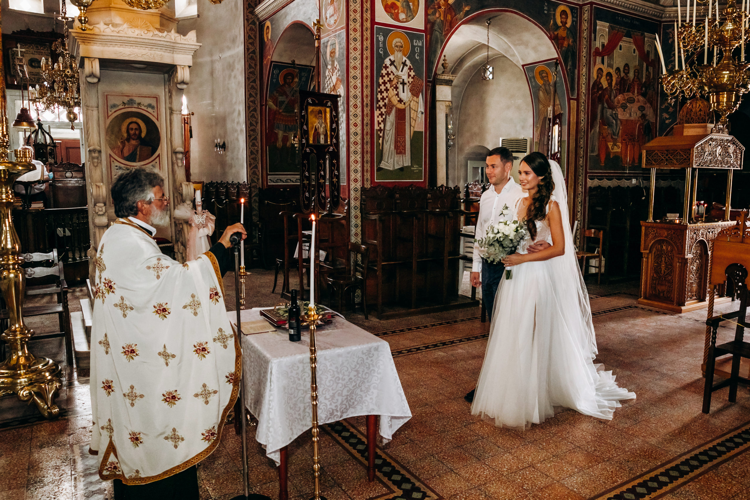 Анна и Дмитрий: свадьба на санторини, свадебное агентство Julia Veselova - Фото 11