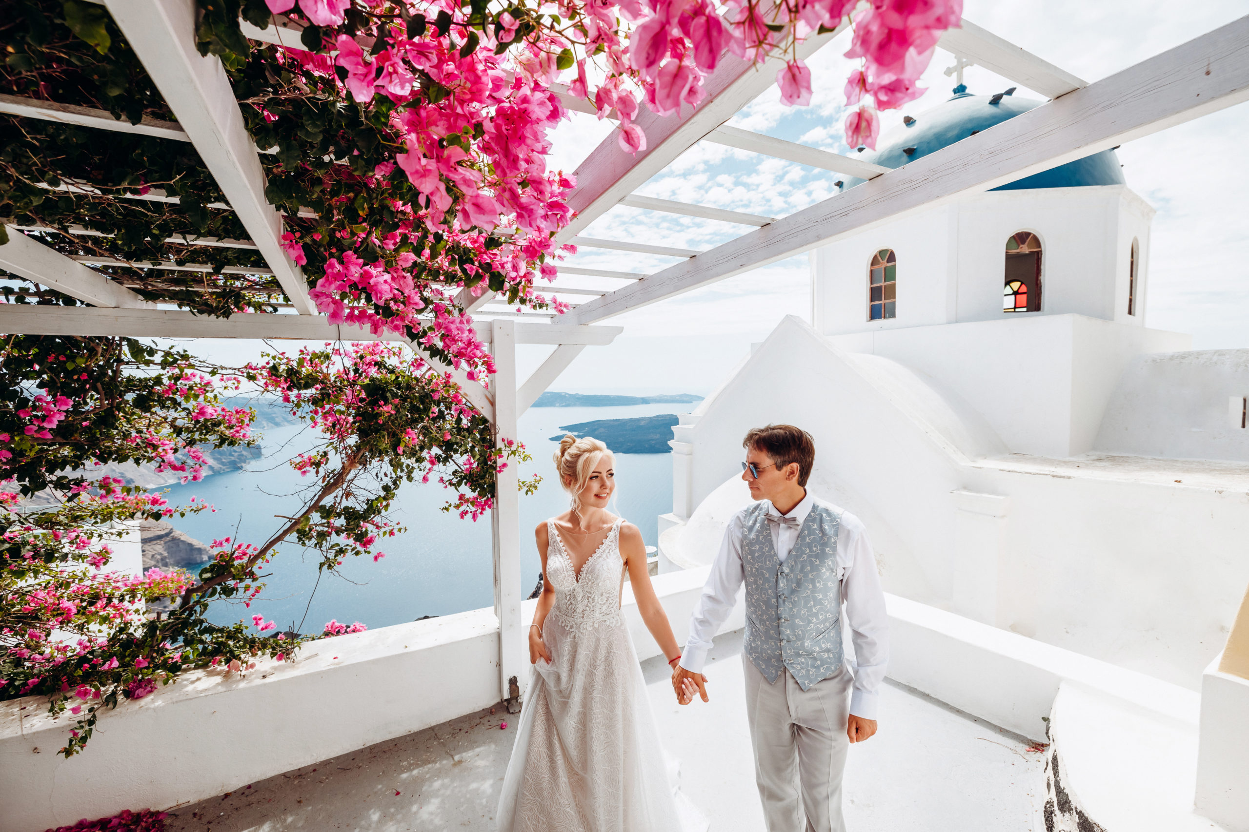 Натали и Маркос: свадьба на санторини, свадебное агентство Julia Veselova - Фото 25