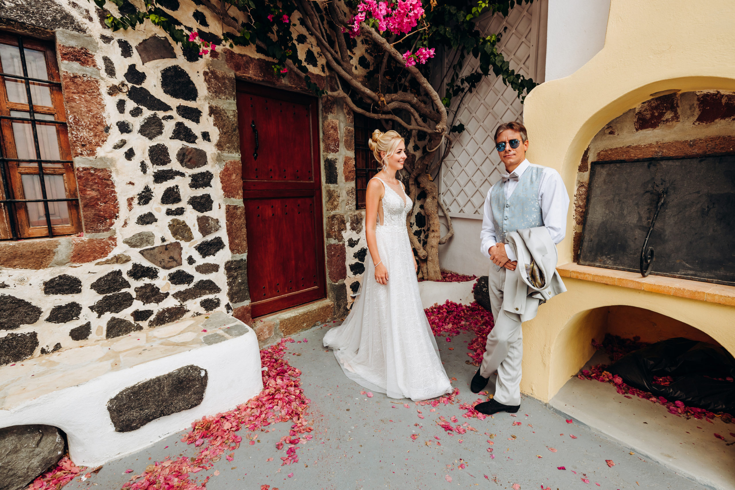 Натали и Маркос: свадьба на санторини, свадебное агентство Julia Veselova - Фото 29