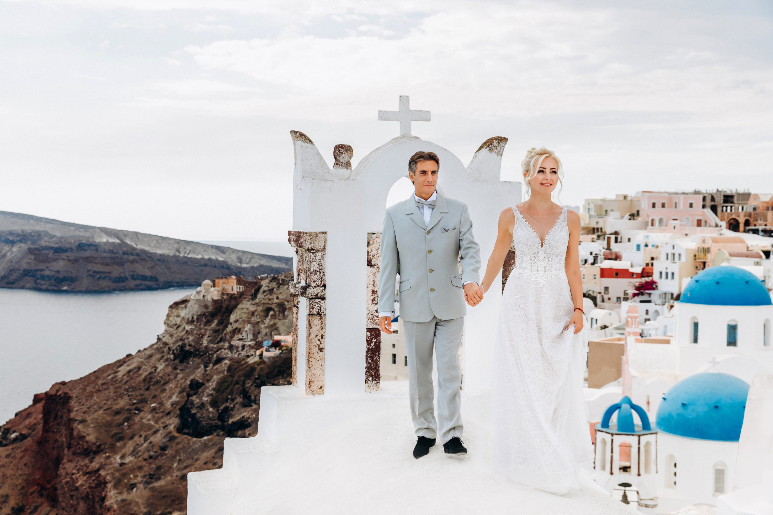 Натали и Маркос: свадьба на санторини, свадебное агентство Julia Veselova - Фото 34