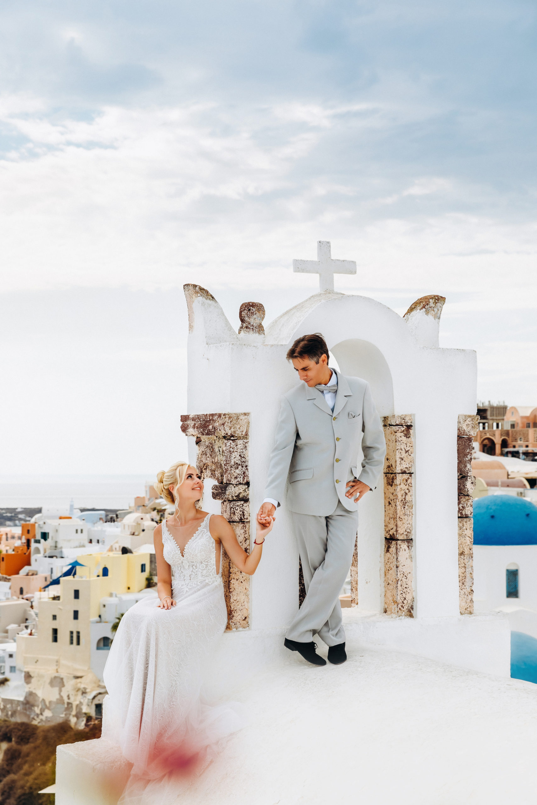 Натали и Маркос: свадьба на санторини, свадебное агентство Julia Veselova - Фото 35