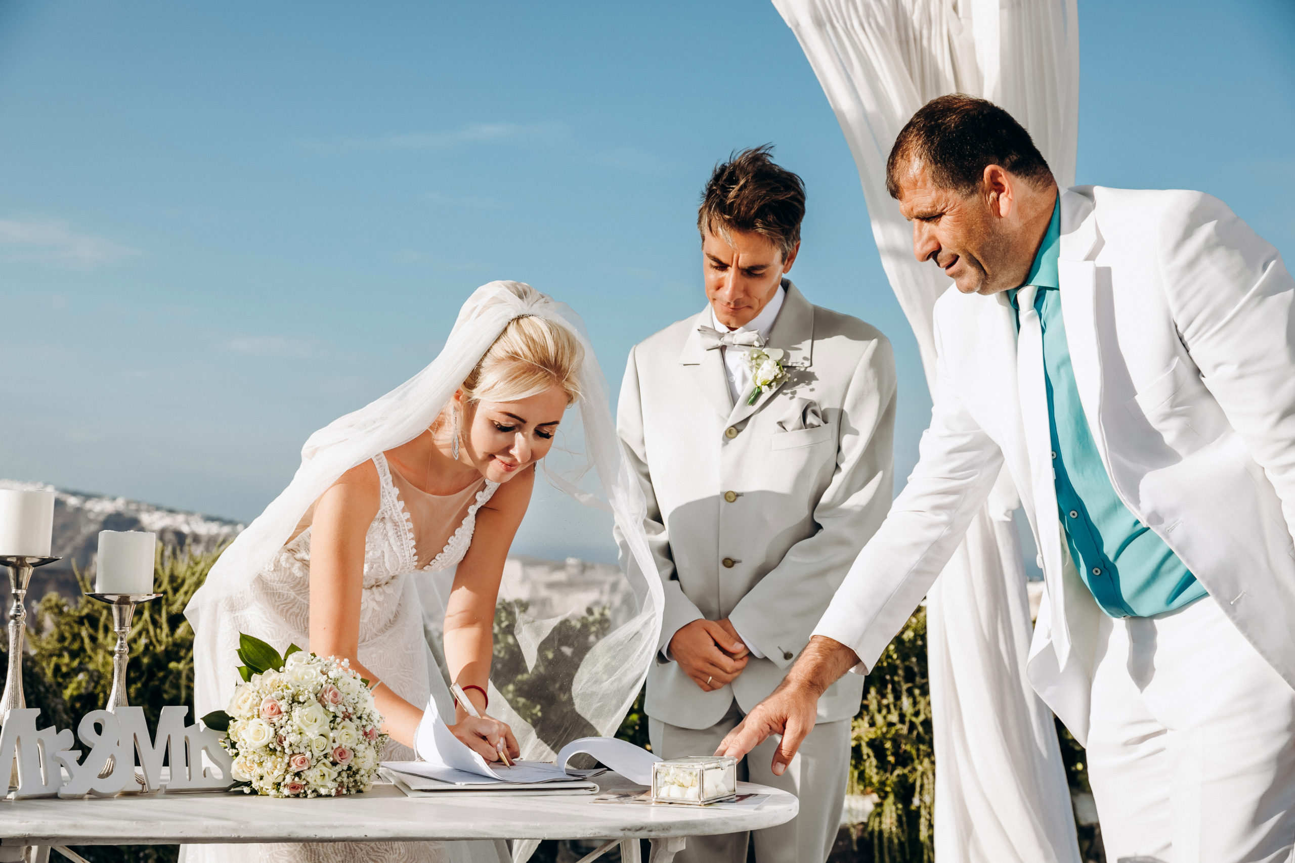 Натали и Маркос: свадьба на санторини, свадебное агентство Julia Veselova - Фото 56