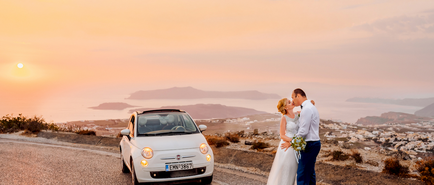 Аренда автомобилей: свадьба на санторини, свадебное агентство Julia Veselova - Фото 2