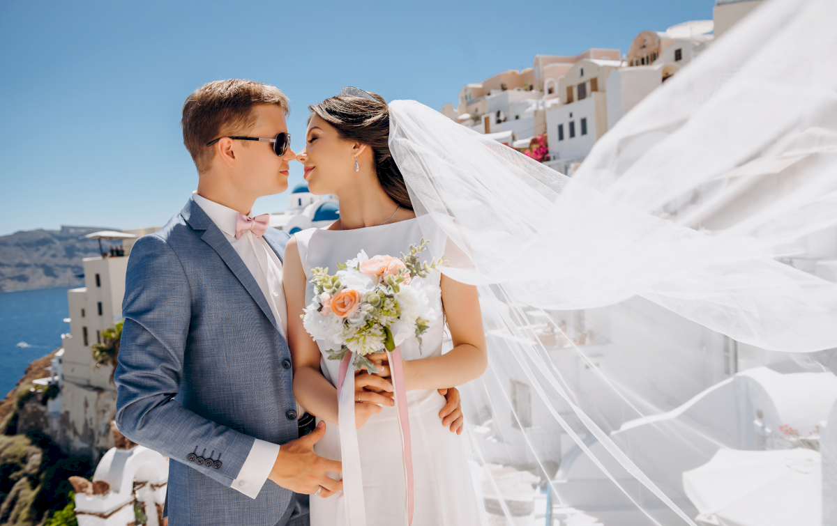 Alexey and Olga: свадьба на санторини, свадебное агентство Julia Veselova - Фото 13