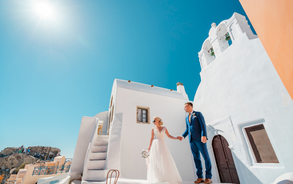 Екатерина и Андрей: свадьба на санторини, свадебное агентство Julia Veselova - Фото 14