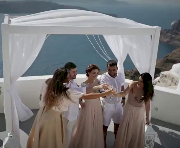 Свадебные церемонии на острове Санторини: свадьба на санторини, свадебное агентство Julia Veselova - Фото 2