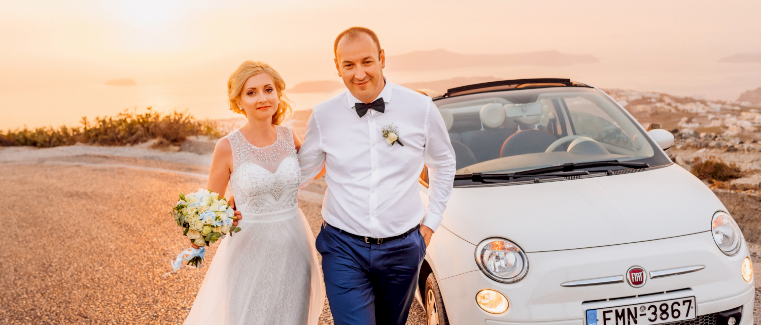 Аренда автомобилей: свадьба на санторини, свадебное агентство Julia Veselova - Фото 3