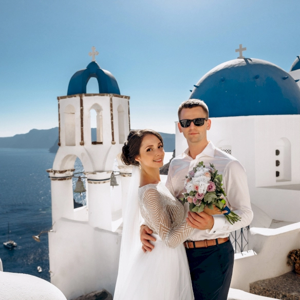 Анастасия и Иван: свадьба на санторини, свадебное агентство Julia Veselova - Фото 66