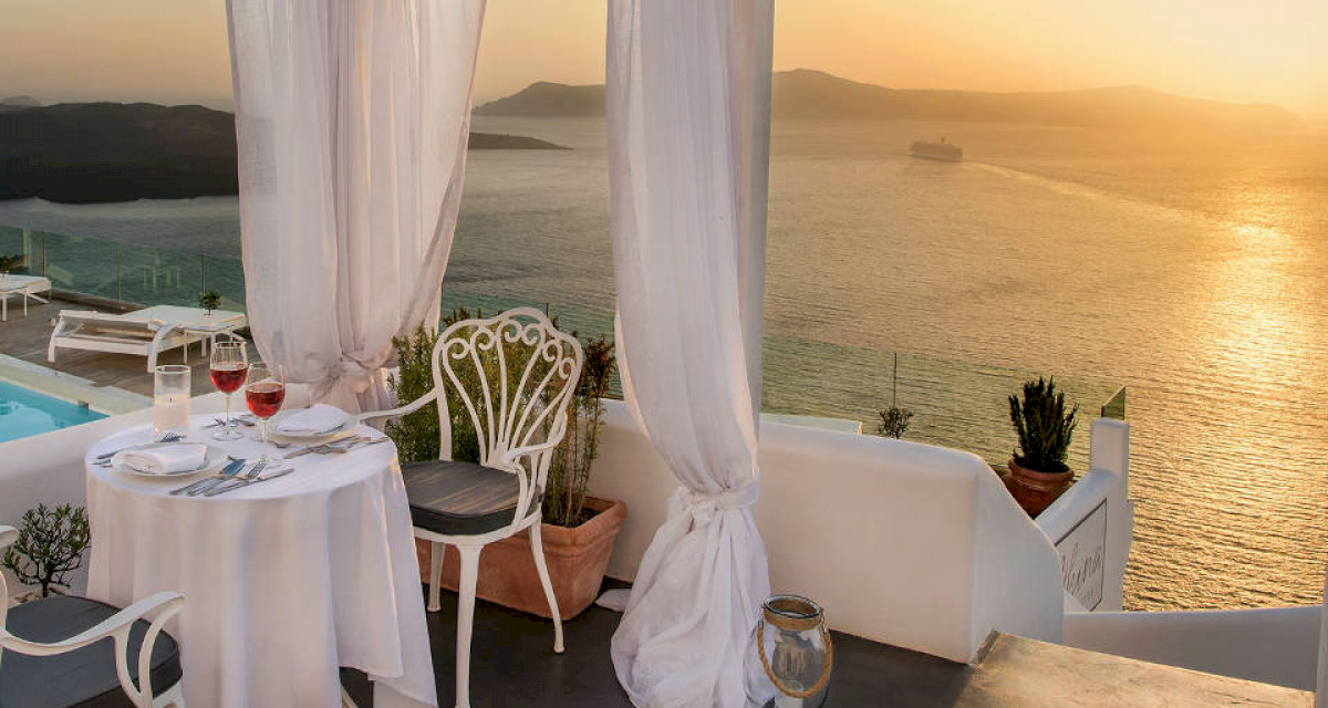 Restorani pulmapaigad ja vastuvõtt Santorini saarel Kreekas: свадьба на санторини, свадебное агентство Julia Veselova - Фото 2