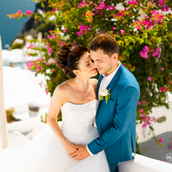 Яна и Денис: свадьба на санторини, свадебное агентство Julia Veselova - Фото 42