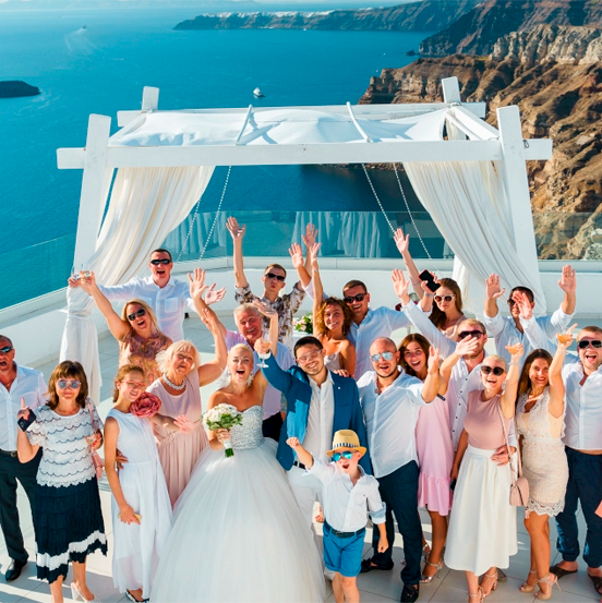 Свадьба в Греции - оформление