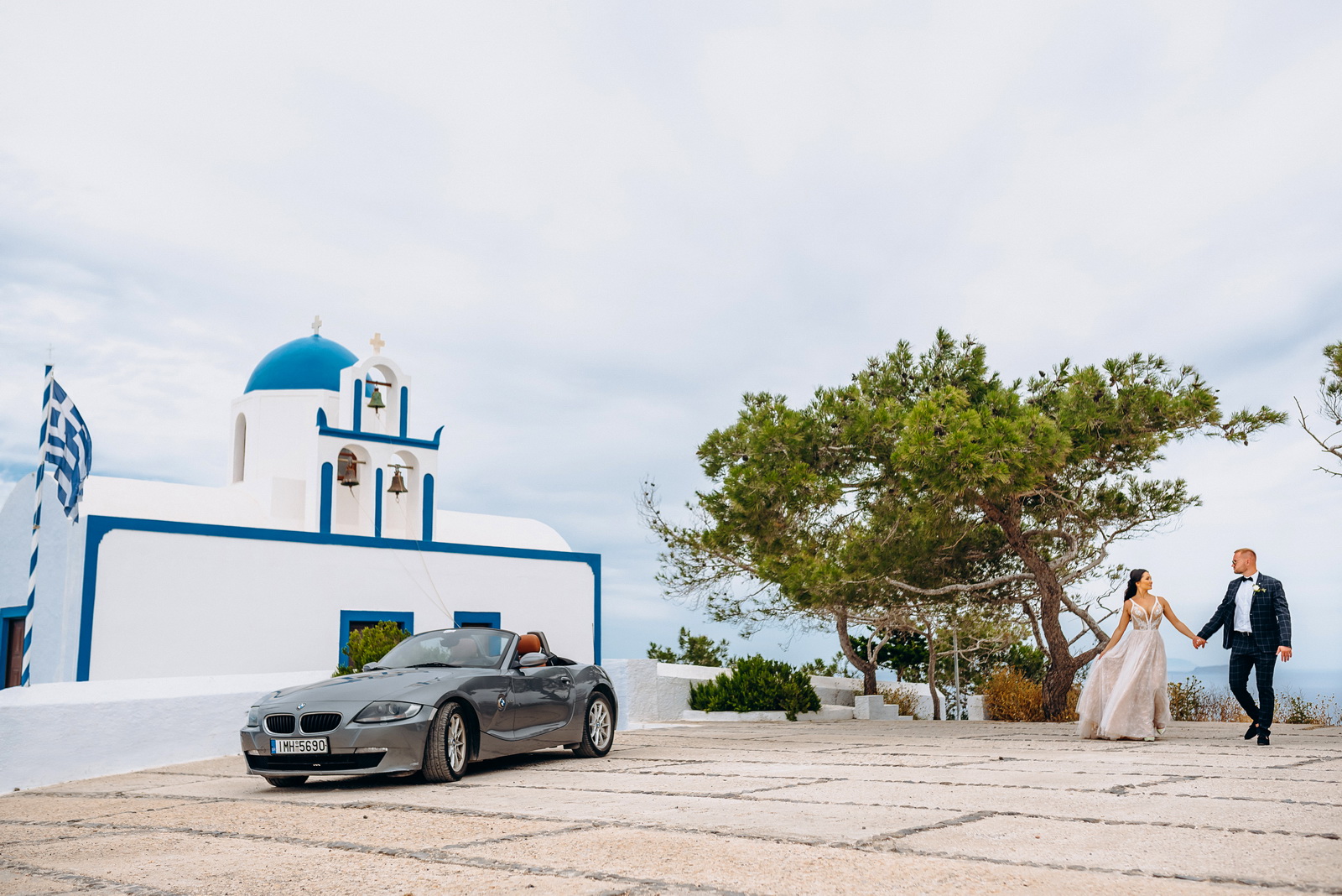 Renting a car on Santorini island: свадьба на санторини, свадебное агентство Julia Veselova - Фото 4