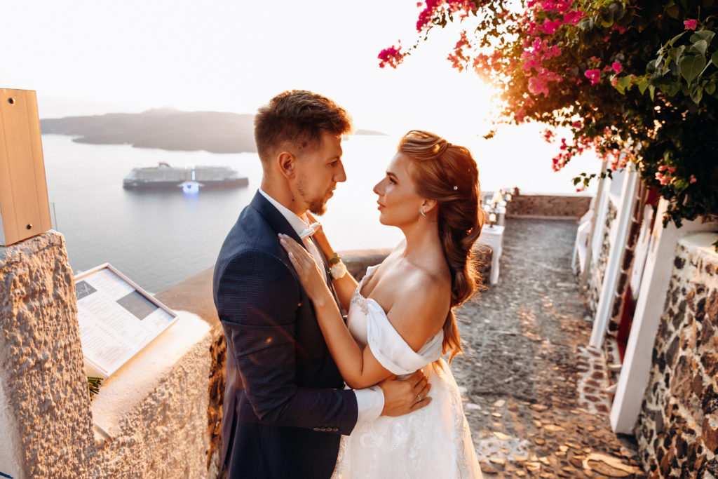 Лиза и Павел: свадьба на санторини, свадебное агентство Julia Veselova