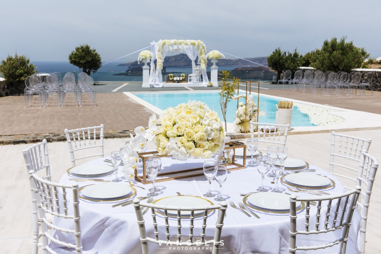 Thermes Luxury Villas: свадьба на санторини, свадебное агентство Julia Veselova - Фото 1