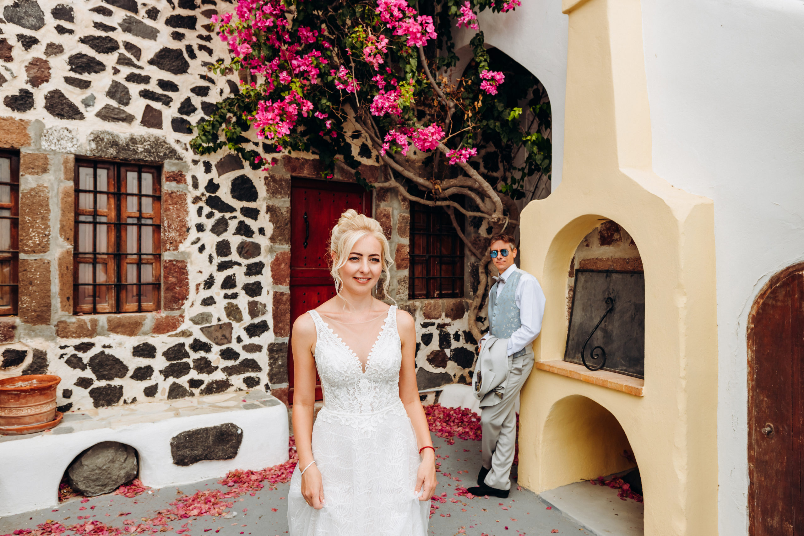 Натали и Маркос: свадьба на санторини, свадебное агентство Julia Veselova - Фото 28