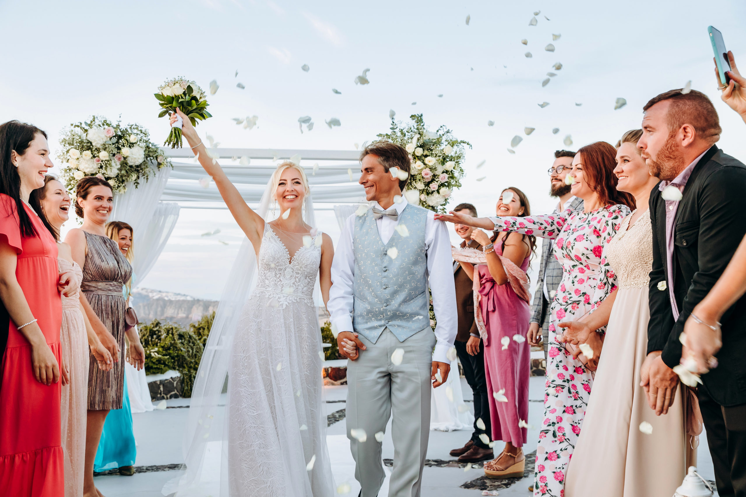 Натали и Маркос: свадьба на санторини, свадебное агентство Julia Veselova - Фото 64