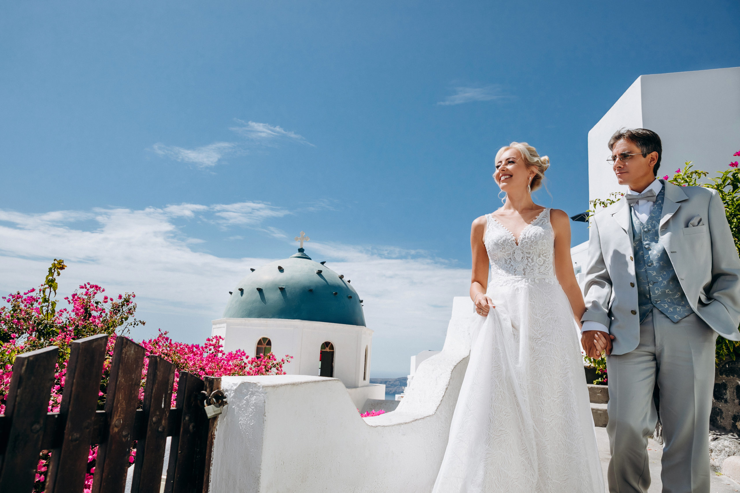 Натали и Маркос: свадьба на санторини, свадебное агентство Julia Veselova - Фото 17